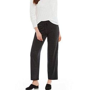 Eileen Fisher charcoal gray knit pants XL NWT